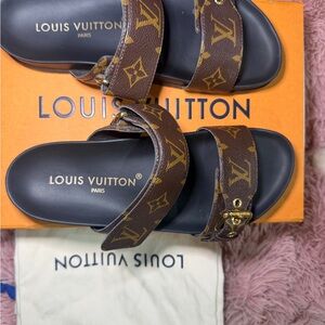Louis Vuitton Monogram Brown Sandals